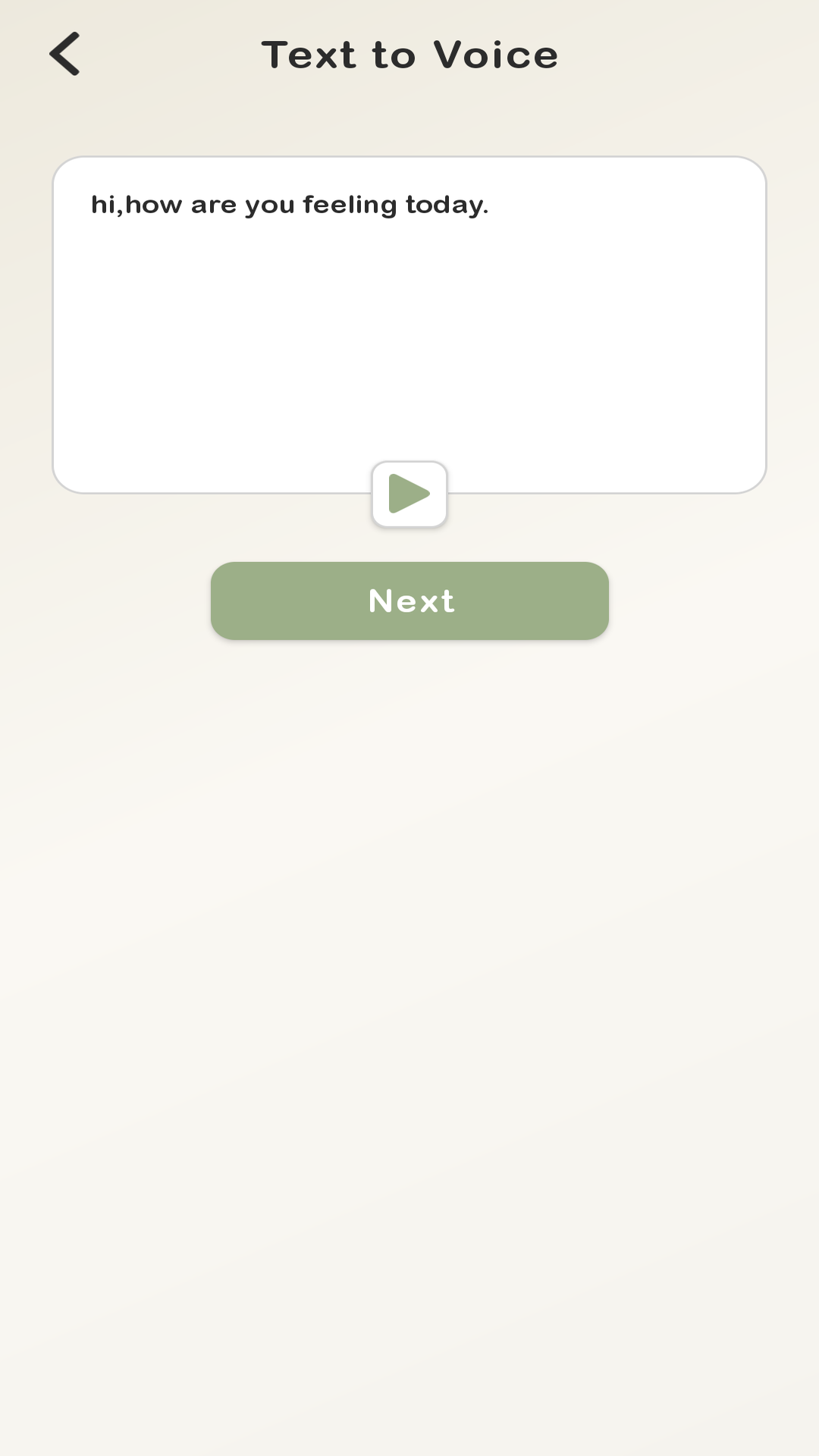 Voice Changer settings